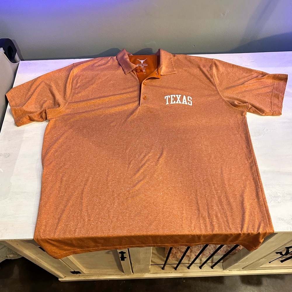 Texas Longhorns Burnt Orange Polo Stadium Shirt